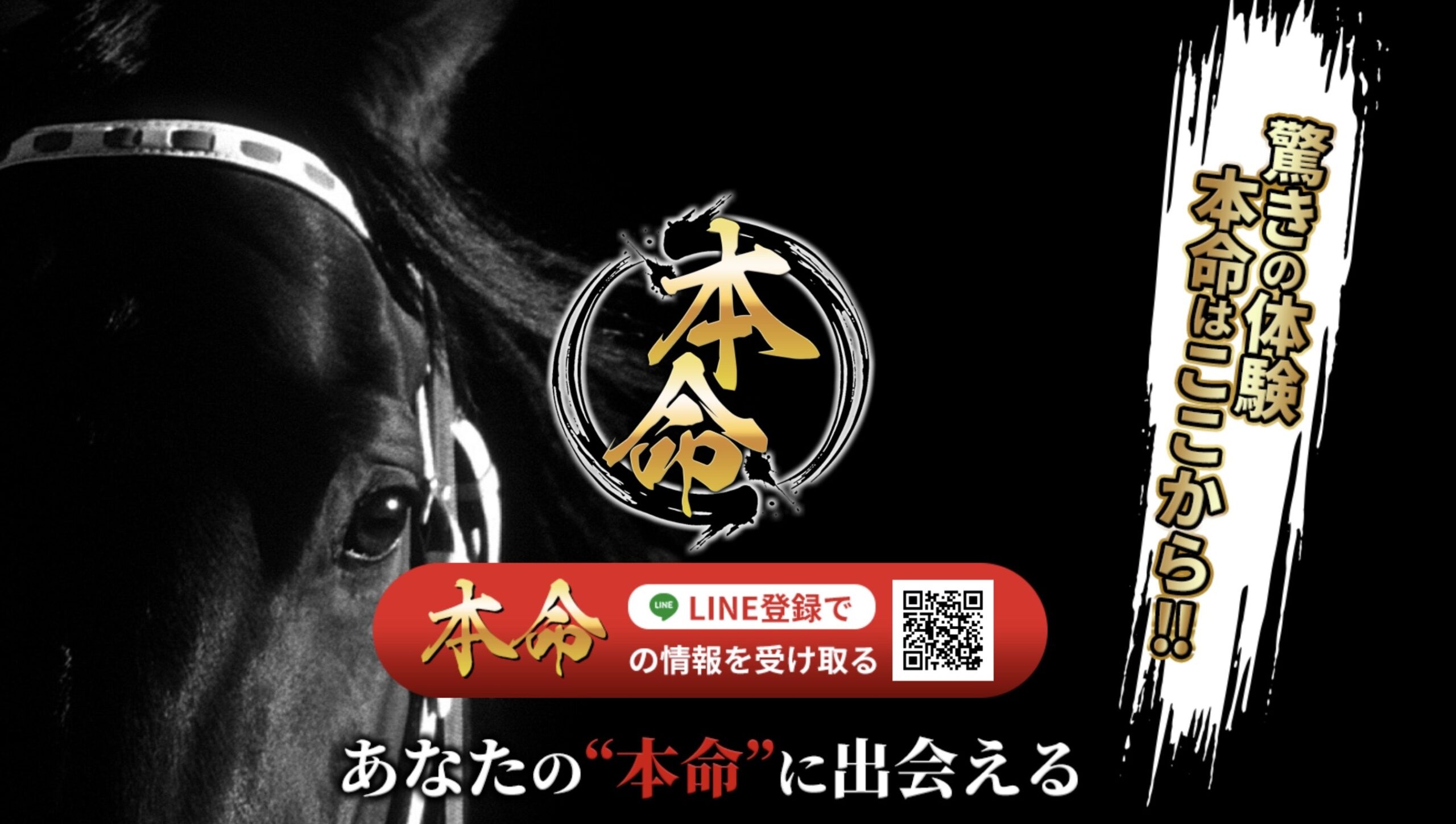 本命という競馬予想サイトのLP画像